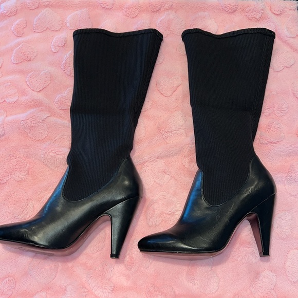 Jessica Simpson women's Massey sock boots size 8 black - Picture 8 of 9